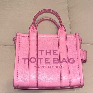 Marc Jacobs Candy Pink Leather Tote Bag